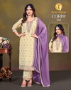 Corby 542 To 545 By Tunic House Shimmer Tissue Kurti With Bottom Dupatta Wholesale